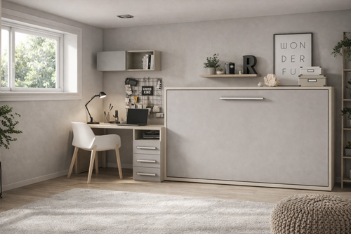 Camas abatibles para ganar espacio