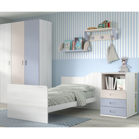 Cuna convertible para habitación pequeña: medidas y espacio necesario