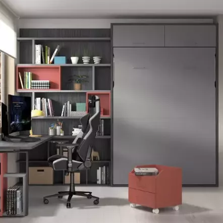 Dormitorios gamer juveniles con setup y almacenaje