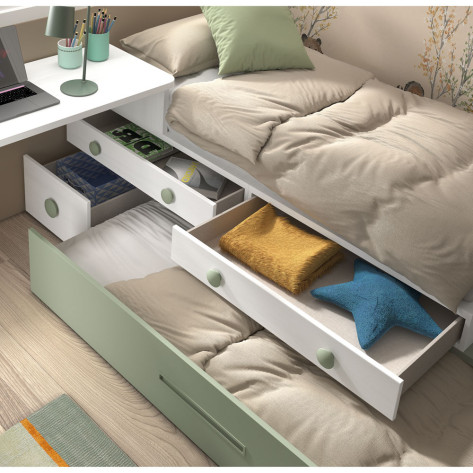 Dormitorios infantiles pequeños: 7 soluciones para aprovechar cada metro