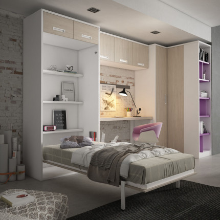 El impacto de las camas abatibles en la organización y limpieza del dormitorio juvenil