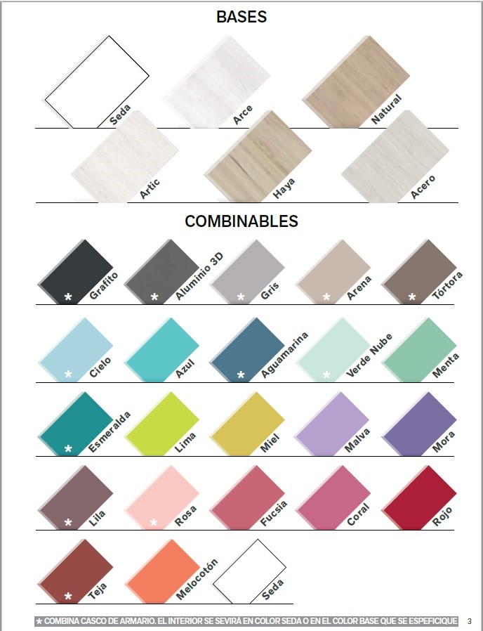 Bases combinables Camas abatibles verticales