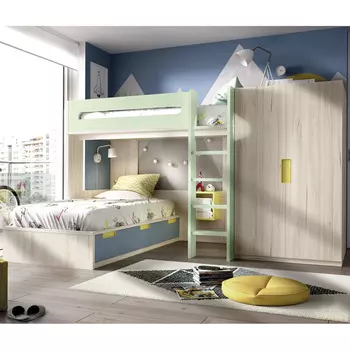 Dormitorio Juvenil con Litera F207