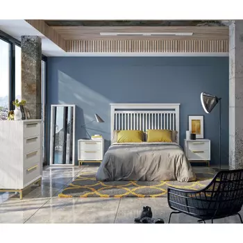 Muebles Dormitorio Juvenil Blanco Venecia madera maciza alta calidad