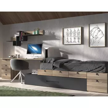 Dormitorio juvenil completo modelo J03