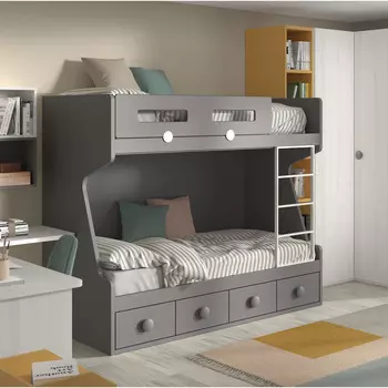 Literas de aluminio perfectas para habitaciones juveniles compartidas