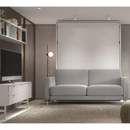 Cama abatible vertical y sofá para dormitorio o salón F266