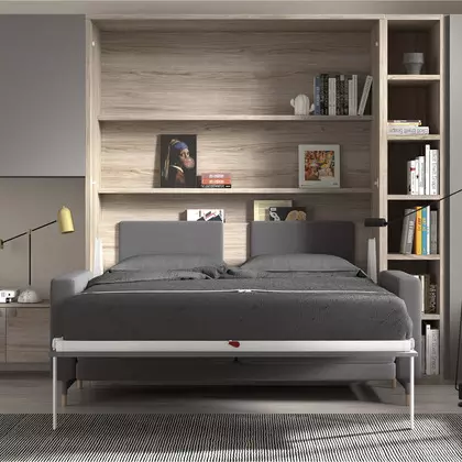 Cama abatible vertical y sofá para cualquier habitación F269