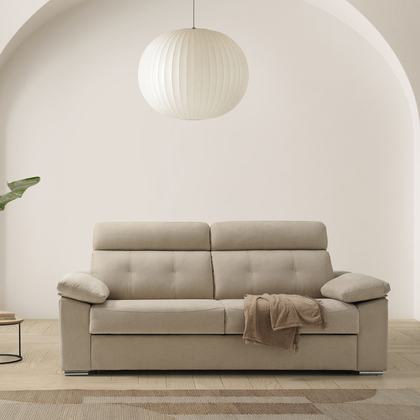 Sofá cama MP-NRA con colchón de 140x195 y apertura rápida