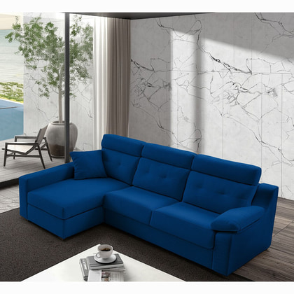  Sofá cama MP-TRI.CH con chaise longue para hotel (varios colores)