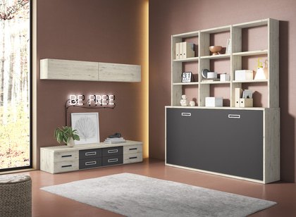 Cama plegable de 90 para dormitorio juvenil YA 0452