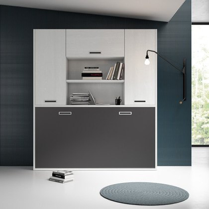 Cama Plegable con mueble superior 90x190 YA 33072