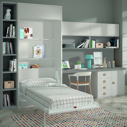 Cama abatible vertical con espacio de guardado F264-Bis 1