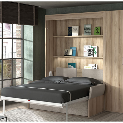 Cama abatible con sofá integrado para hotel F270