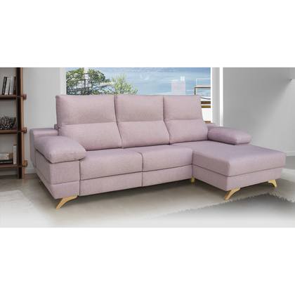 Sofá chaise longue TB-TQA patas altas