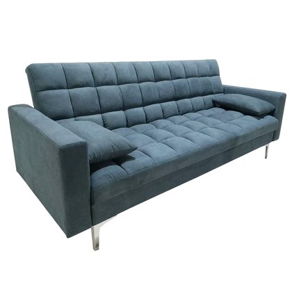 Sofá cama triplaza X-512 VTX azul práctico y versátil