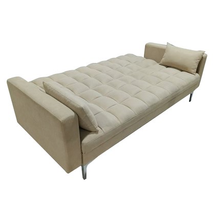 Sofá cama 3 plazas X-512 VTX beige con cama integrada